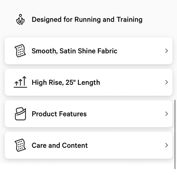 Lululemon Satin Shine Panelled High-Rise Tight 25" *Wordmark in Black - Picture 4 of 6